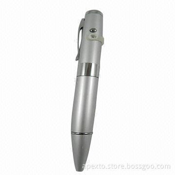 Pen Drives with Laser Pointer and LED Light, Support Plug-and-play Function, USB2.0 Host Interface
